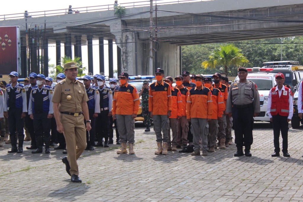 BPBD Kota Samarinda mengikuti Apel Gelar Pasukan dalam rangka Operasi Ketupat 1444 H