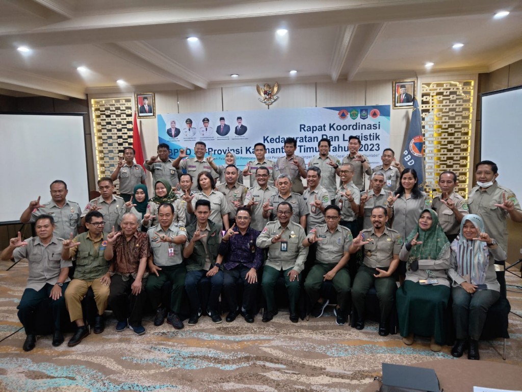 Rakor Kedaruratan dan Logistik BPBD se-Provinsi Kalimantan Timur.