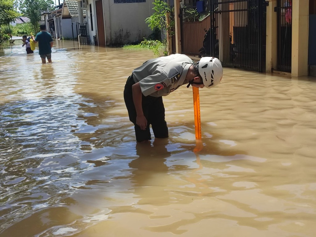 Banjir rendam rumah warga di Perumahan Loa Janan Indah Kecamatan Loa Janan Ilir