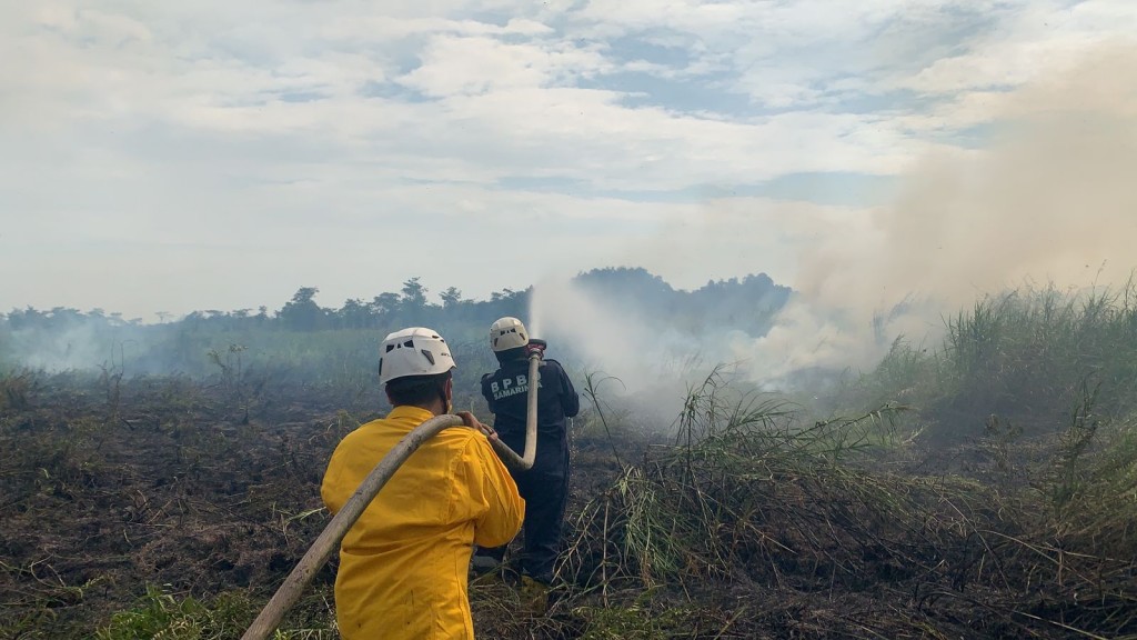 KEBAKARAN LAHAN YANG MENDAMPAK KOTA SAMARINDA